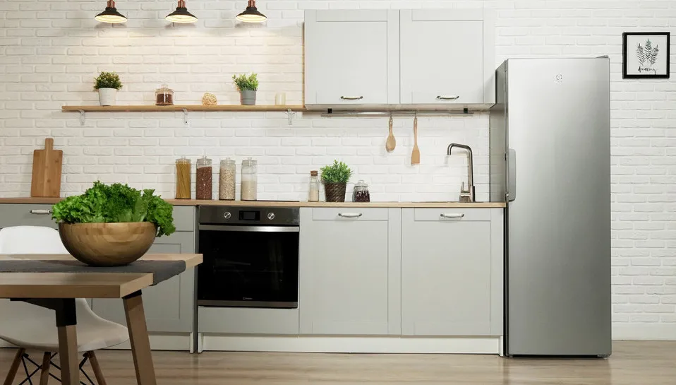 Congelator Indesit DFZ 5175 S, Argintiu