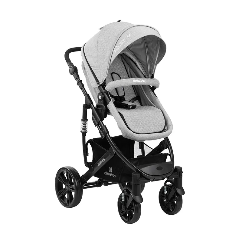 Cărucior 3-în-1 Kikka Boo Beloved, Gri deschis