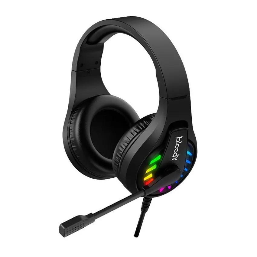 Căști gaming Bloody G230p, USB, Negru