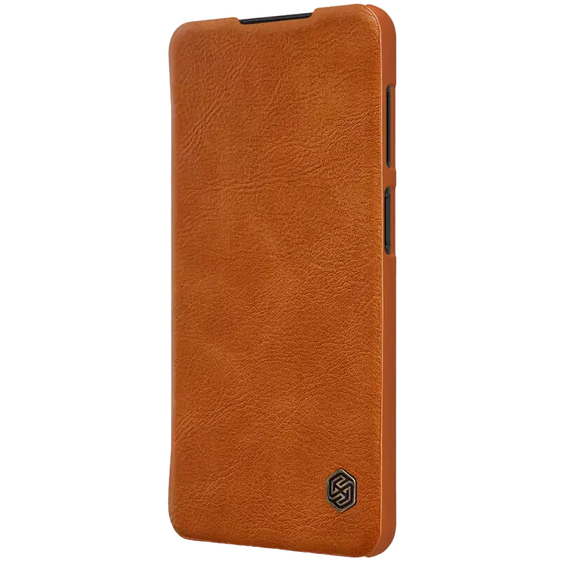 Husă tip carte Nillkin Galaxy A12 - Qin LC, Cafeniu