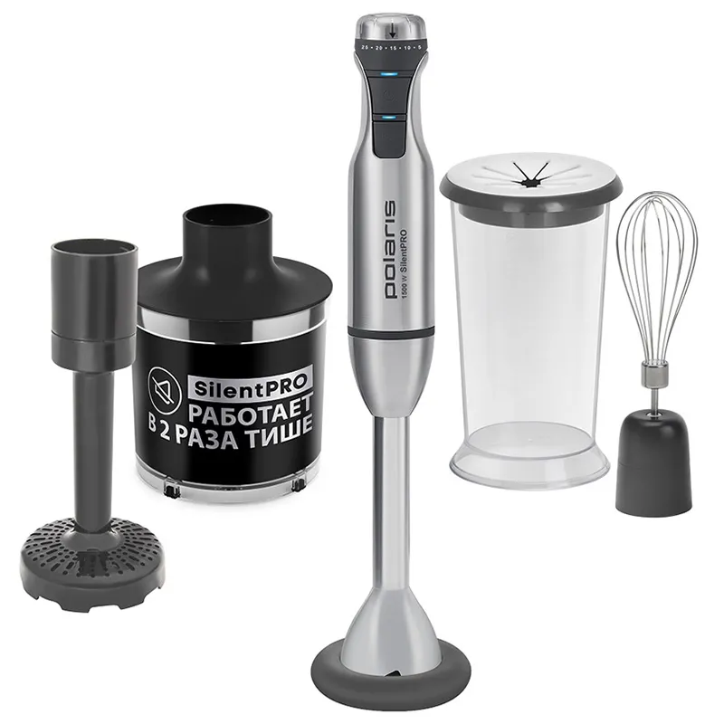 Blender de mână Polaris PHB 1583L, Argintiu