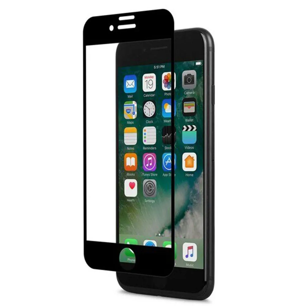 Sticlă de protecție Moshi IonGlass - iPhone 7+/8+, Negru