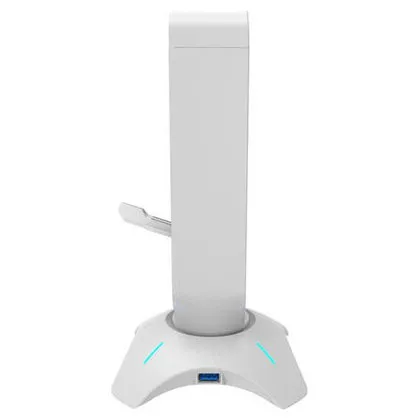 Gaming Bungee Canyon GWH200PW, 3 in1, Headset stand, 2xUSB 2.0 HUB, RGB backlight, 1.5m, White