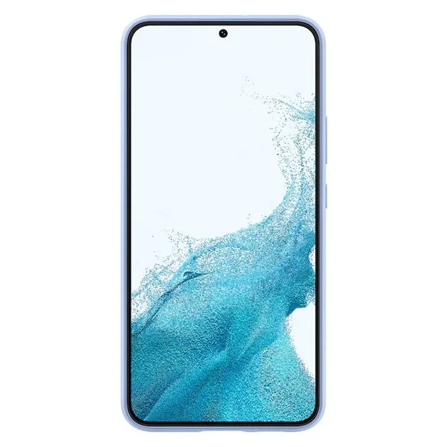Husă Samsung Silicone Cover for Galaxy S22+, Albastru deschis