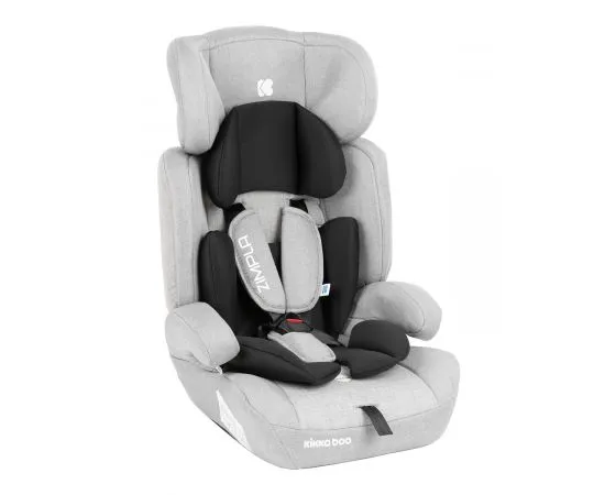 Scaun auto Kikka Boo Zimpla, Grupa 1/2/3 (9-36 kg), Gri deschis