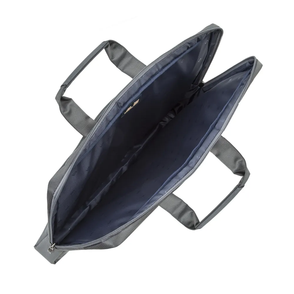 Geantă pentru Laptop RivaCase Central, 17.3", Poliester, Gri