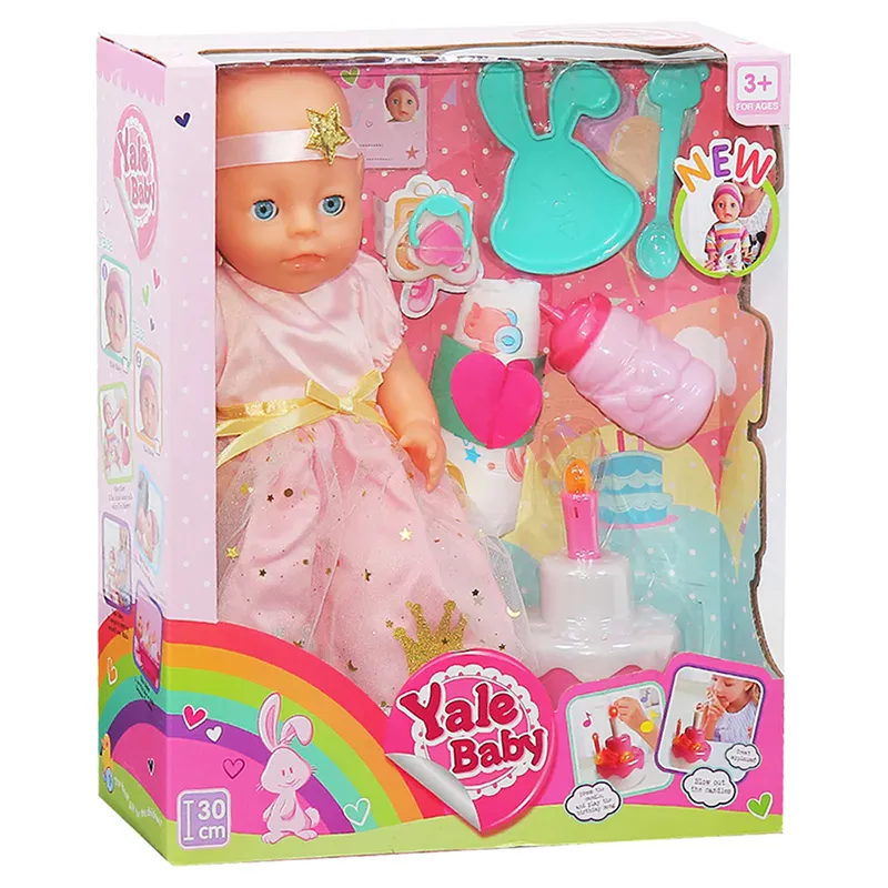 Păpușă cu accesorii Yale Baby 30cm