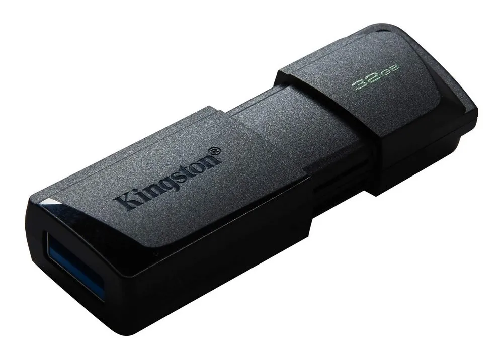  32GB USB3.2 Flash Drive Kingston DataTraveler Exodia M (DTXM/32GB), Black, Plastic, Slider Cap