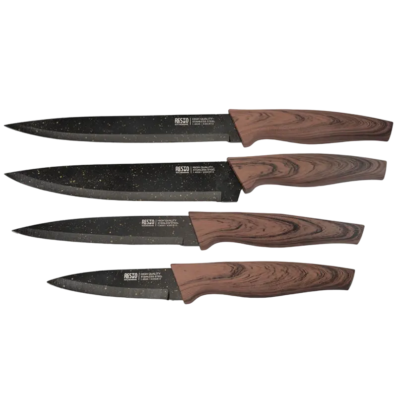 Набор ножей RESTO 95501, Коричневый