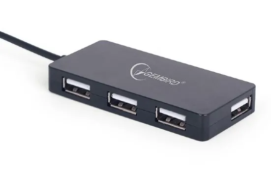 Adaptor Hub Gembird UHB-U2P4-04, Negru