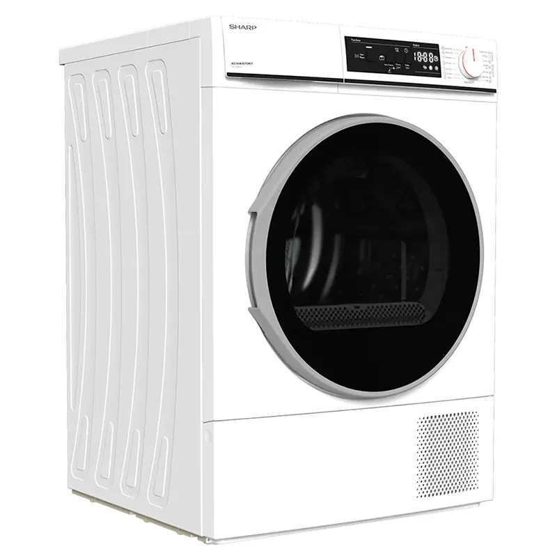 Uscător de rufe Sharp KDNHA8S7GW21EE, 8kg, Alb