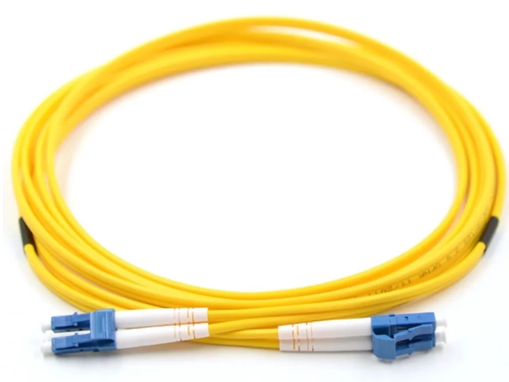 Fiber optic patch cords, singlemode Duplex LC-LC, 2m