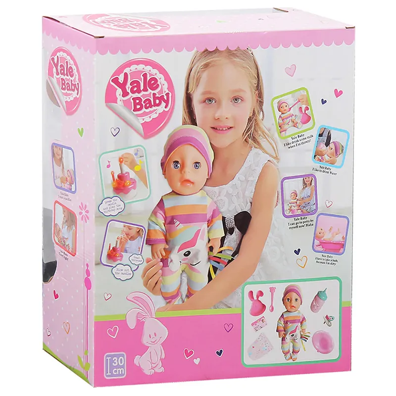 Păpușă cu accesorii Yale Baby 30cm