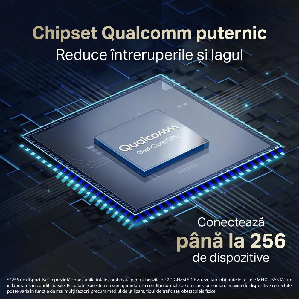 Беспроводной маршрутизатор MERCUSYS MR80X, Чёрный