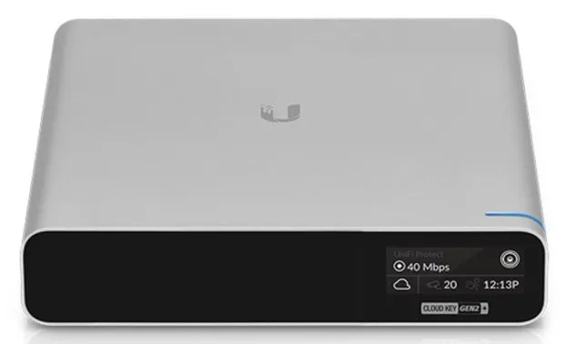 Контроллер для беспроводных точек доступа Ubiquiti UniFi Cloud Key Gen2 Plus, , Серебристый