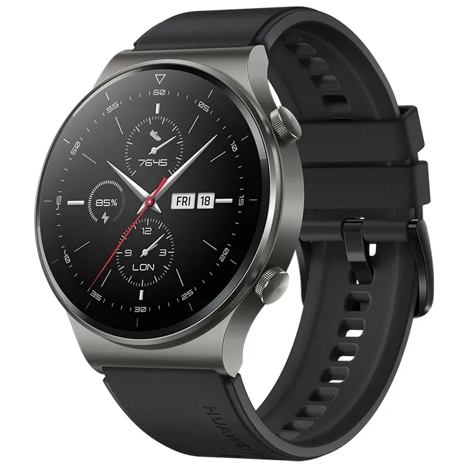 Ceas Sport / Antrenament Huawei Watch GT2 Pro, 46mm, Titanium Fluoroelastomer