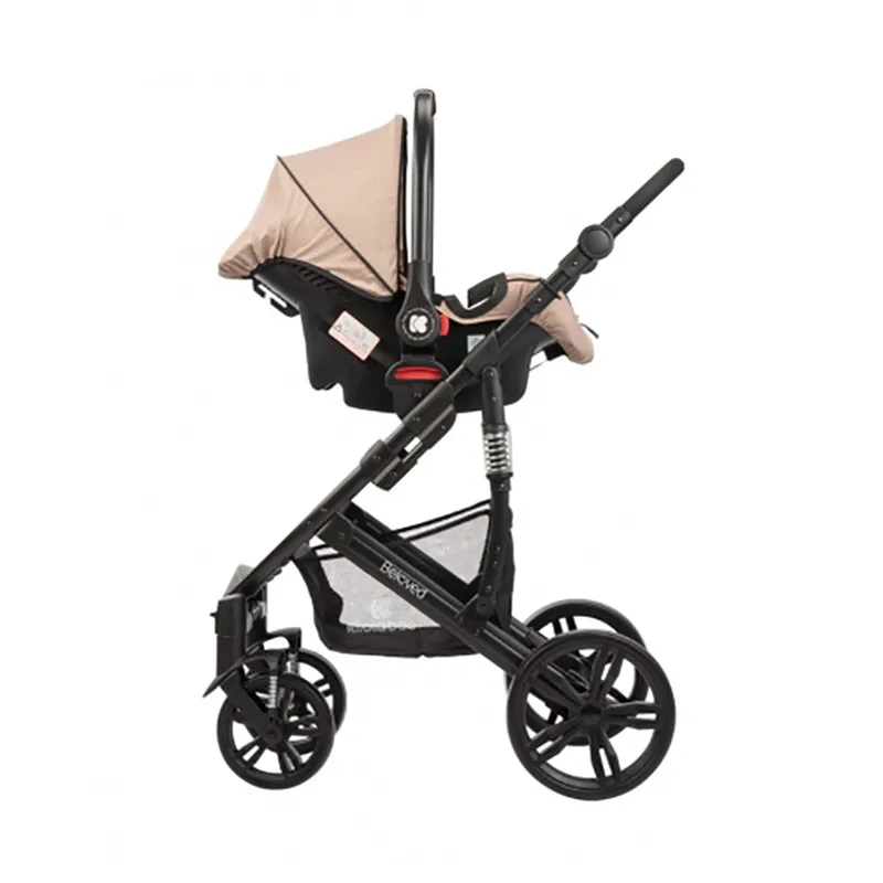 Cărucior 3-în-1 Kikka Boo Beloved, Bej