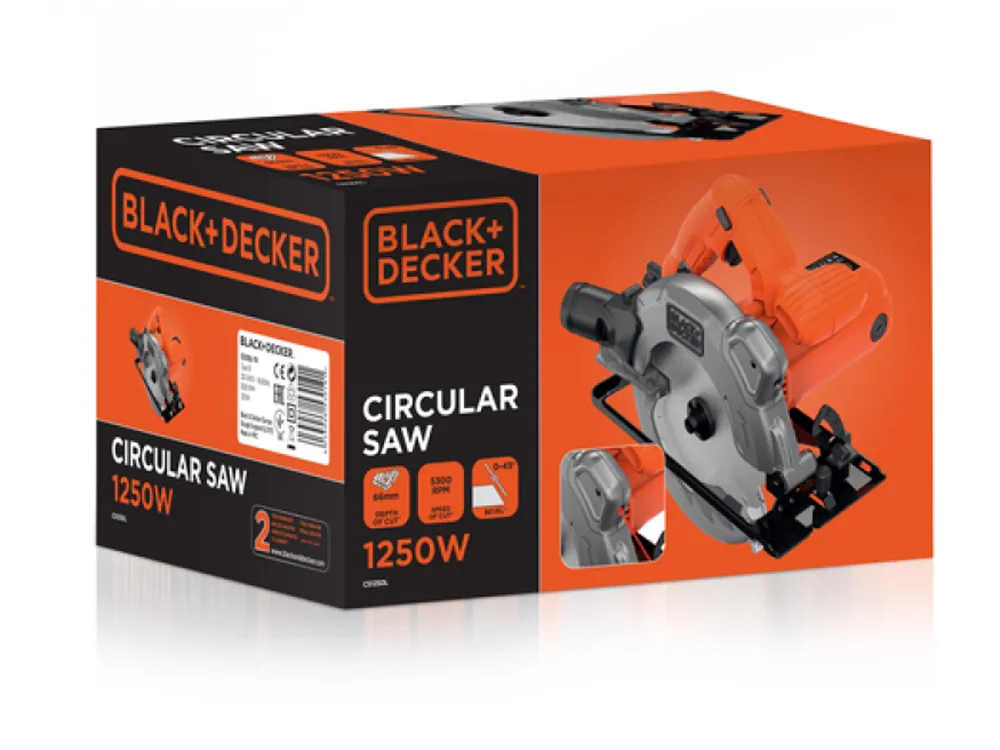Дисковая пила Black+Decker CS1250L-QS
