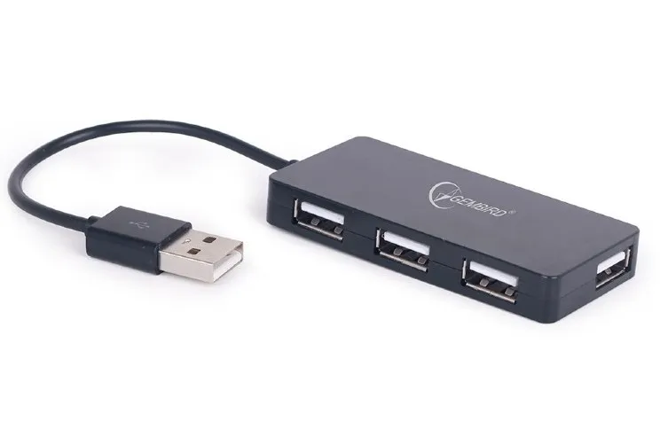 Adaptor Hub Gembird UHB-U2P4-04, Negru