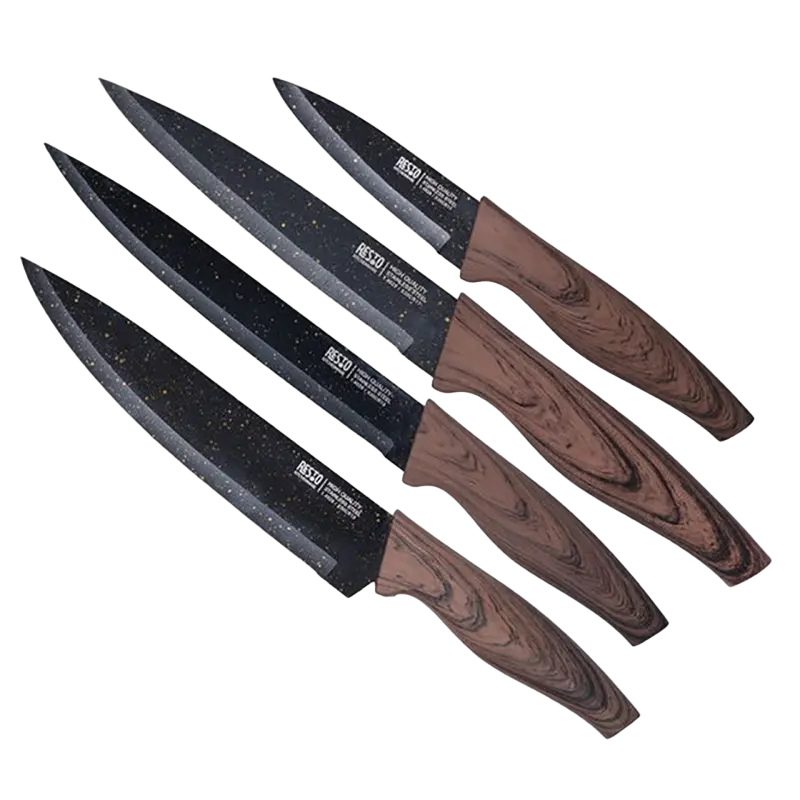Набор ножей RESTO 95501, Коричневый