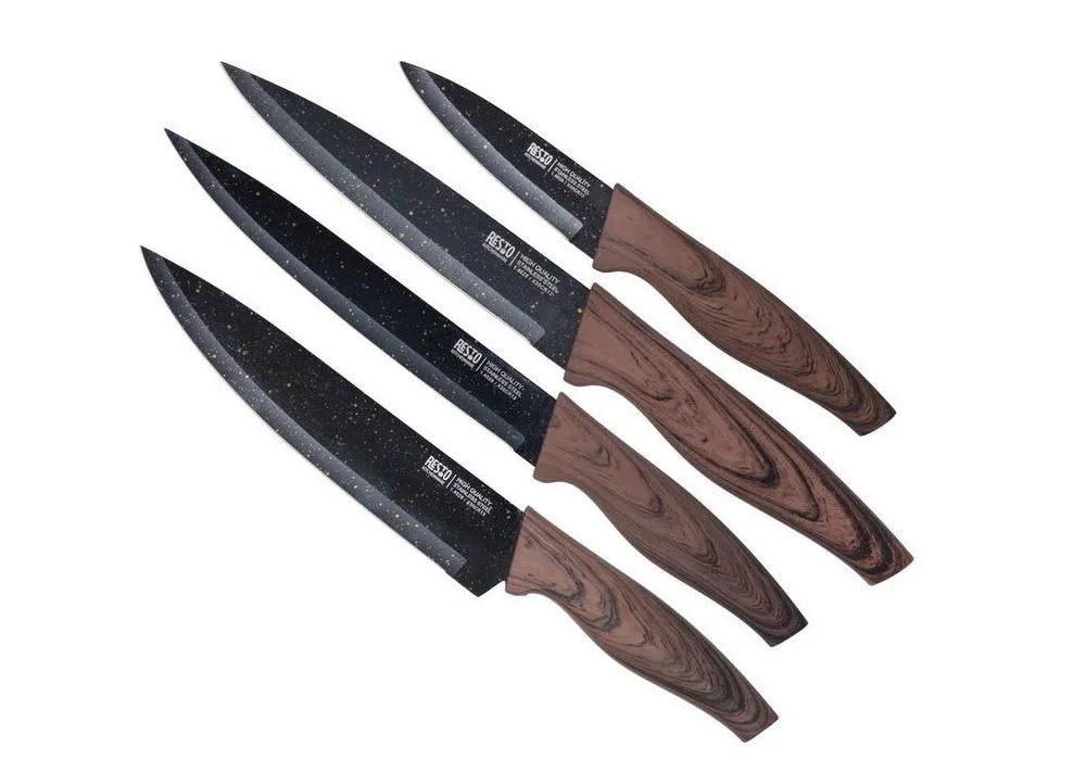 Набор ножей RESTO 95501, Коричневый