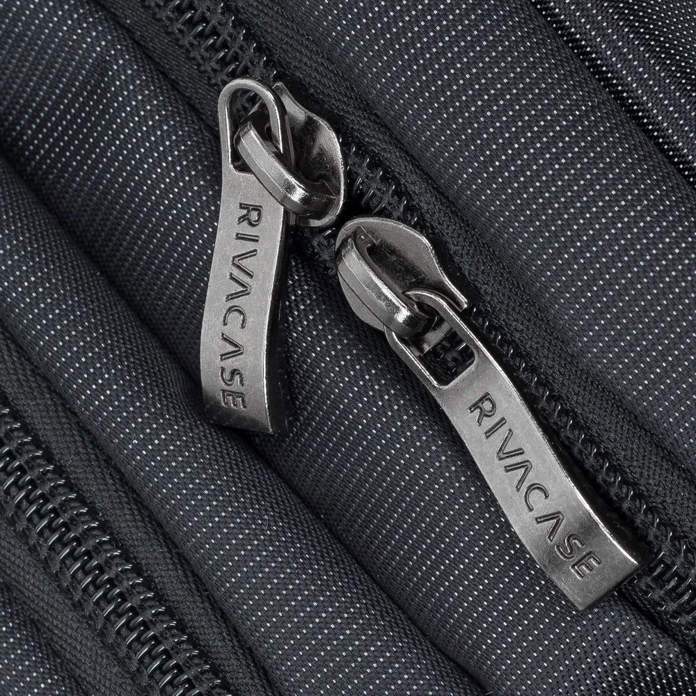 Geantă pentru Laptop RivaCase Central, 17.3", Poliester, Negru