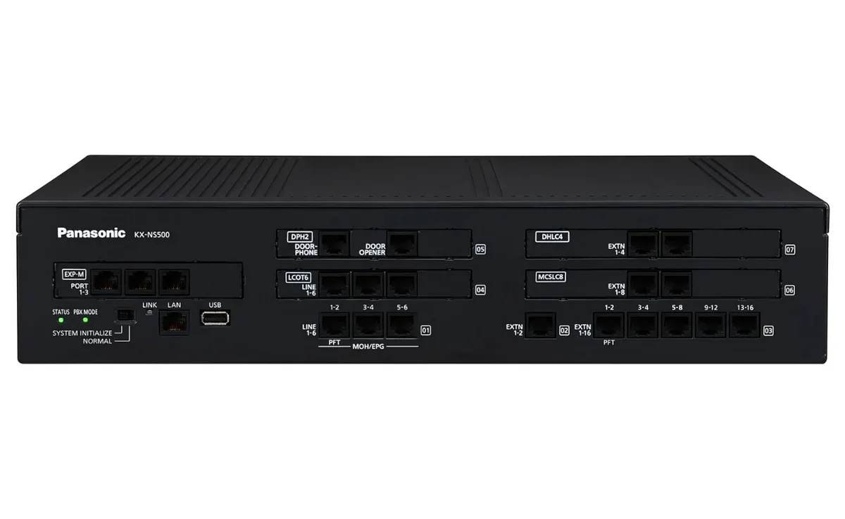 .Digital IP-PBX Panasonic KX-NS500UC, PBX main unit