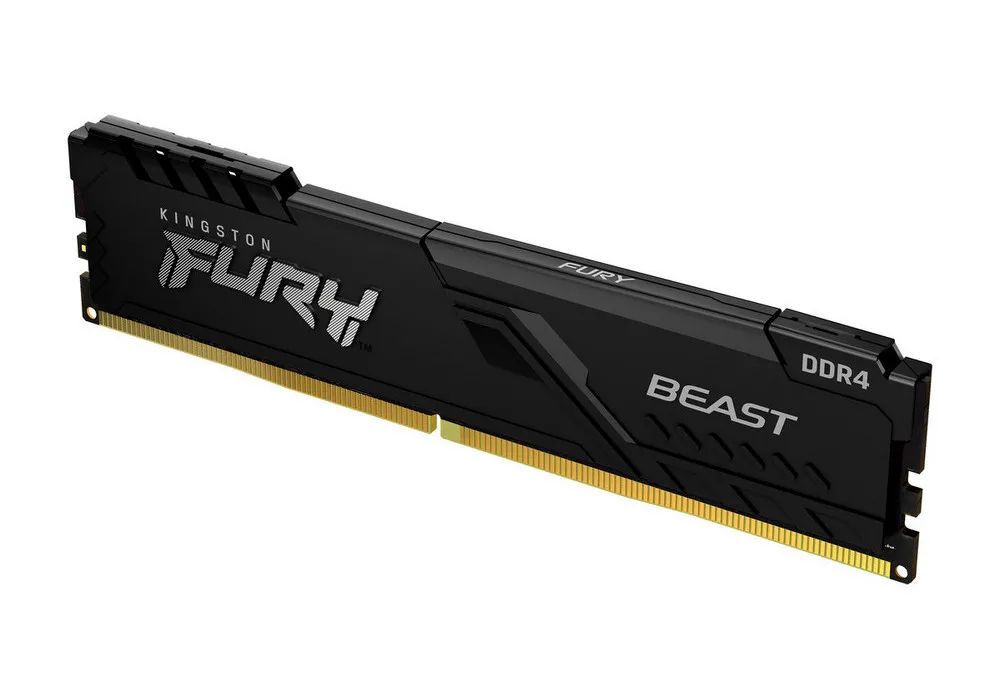 Оперативная память Kingston FURY Beast, DDR4 SDRAM, 2666 МГц, 16Гб, KF426C16BB1/16