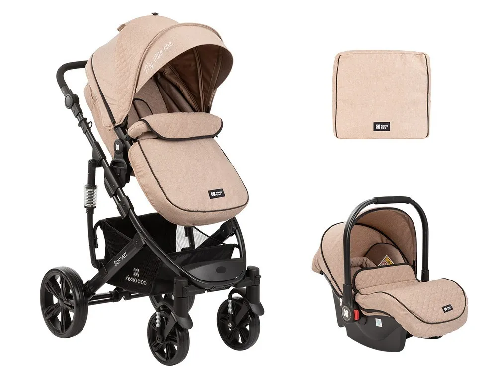 Cărucior 3-în-1 Kikka Boo Beloved, Bej