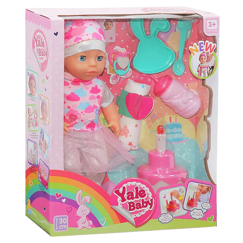Păpușă cu accesorii Yale Baby 30cm