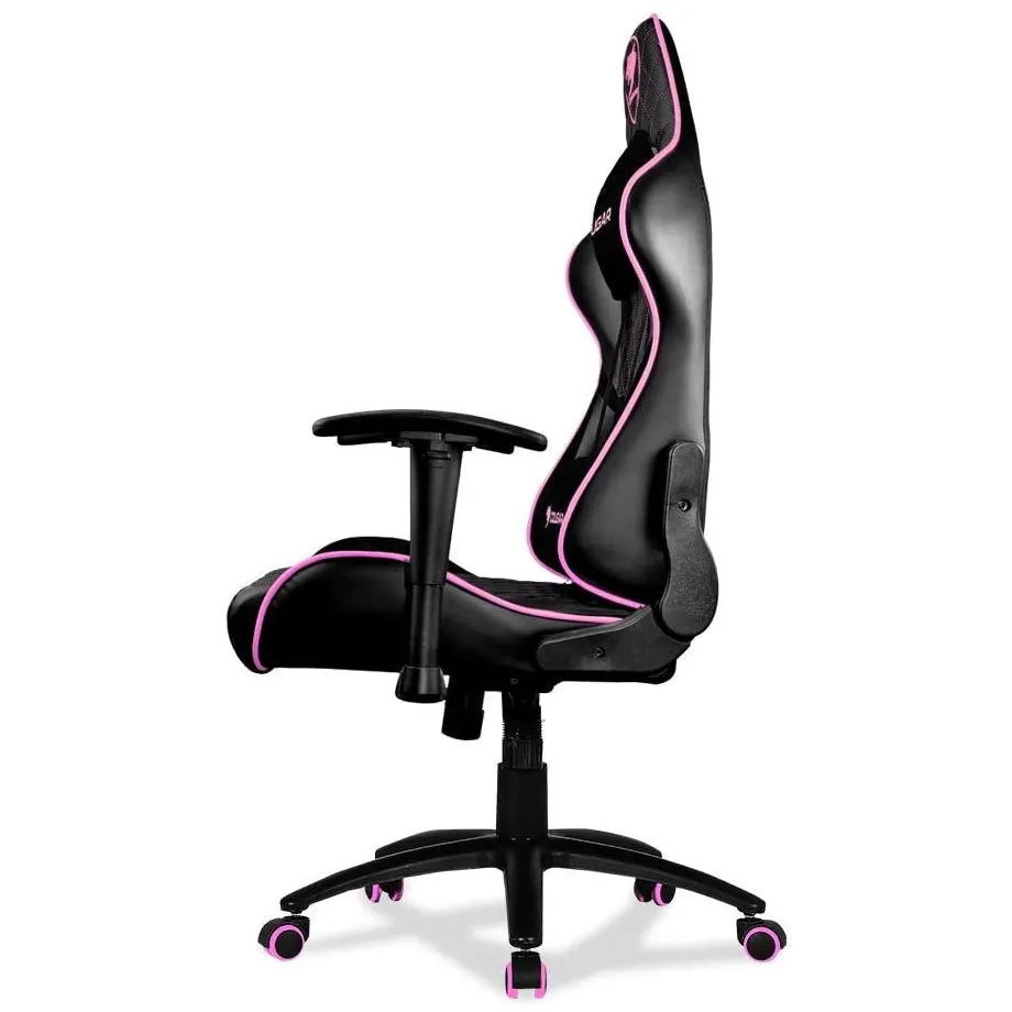 Gaming Chair Cougar ARMOR ONE Eva Black/Pink, User max load up to 120kg / height 145-180cm