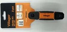 Набор складных шестигранных ключей Villager, 8 шт.