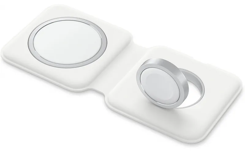 Încărcător wireless Apple MagSafe Duo Charger, 20W, Alb