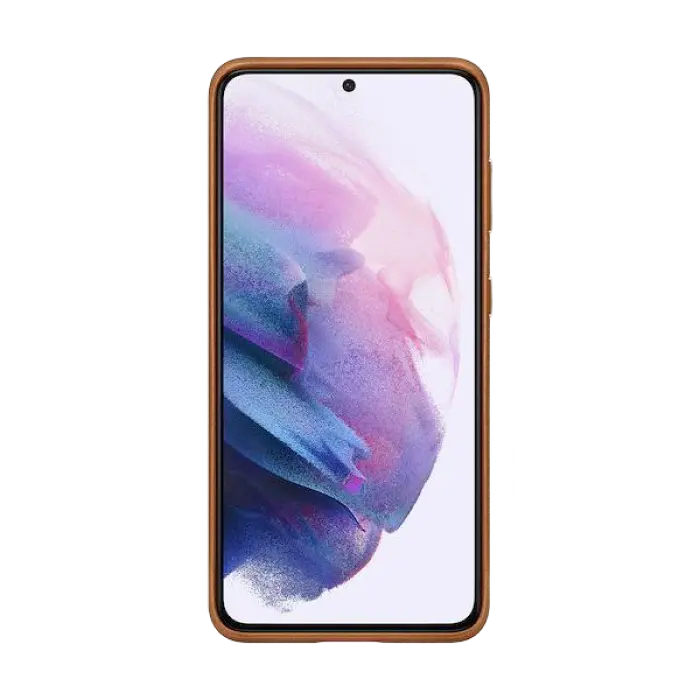 Husă Samsung Leather Cover for Galaxy S21, Cafeniu