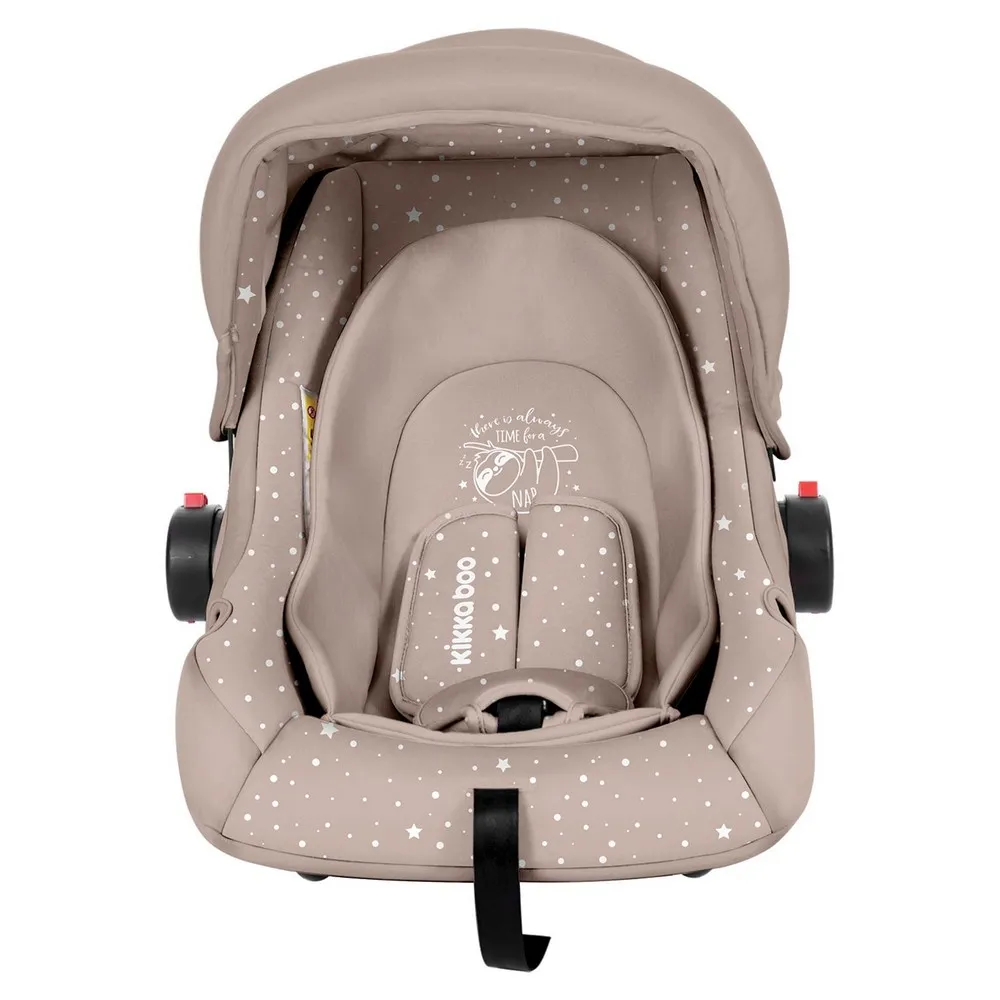 Car Seat Kikka Boo 0+ (0-13 kg) Little Traveler Beige Sloth