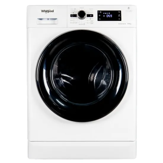 Mașină de spălat cu uscător Whirlpool FWDG86148B, 8, Alb
