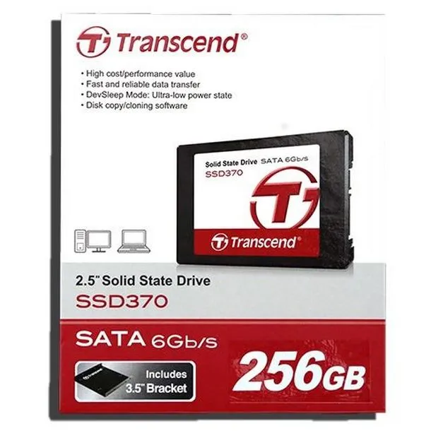 Накопитель SSD Transcend SSD370S, 256Гб, TS256GSSD370S