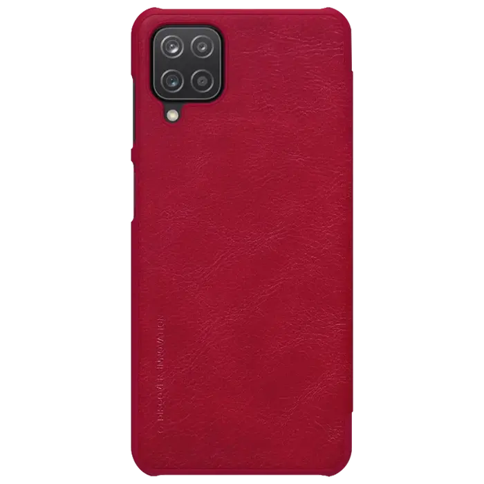 Husă tip carte Nillkin Galaxy A12 - Qin LC, Roșu