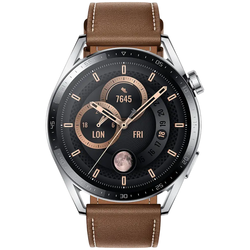 Ceas inteligent Huawei WATCH GT 3, 46mm, Negru