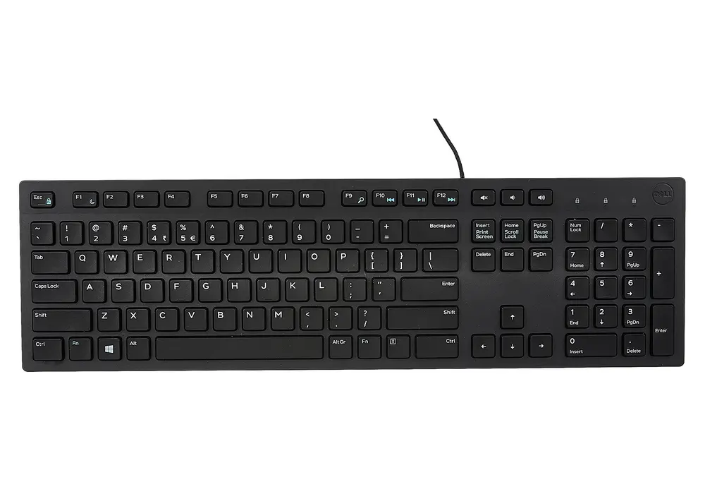 Клавиатура DELL KB216, Проводное, Белый
