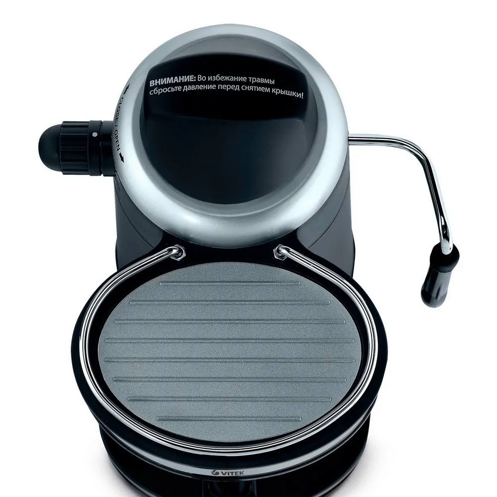 Espressor manual VITEK VT-1510, 750W, Oțel inoxidabil