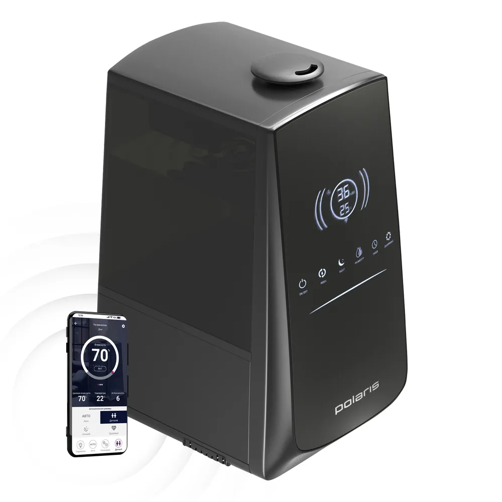 Umidificator de aer Polaris PUH9105, Negru