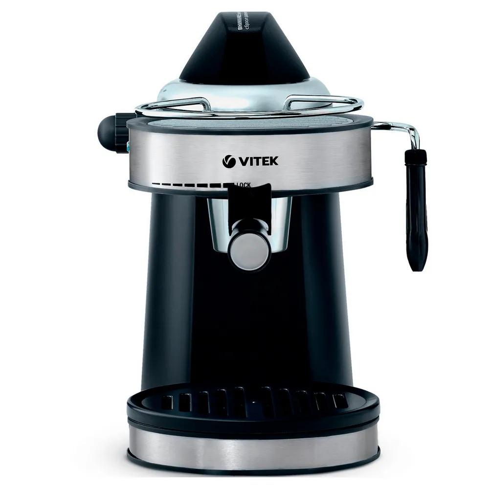 Espressor manual VITEK VT-1510, 750W, Oțel inoxidabil