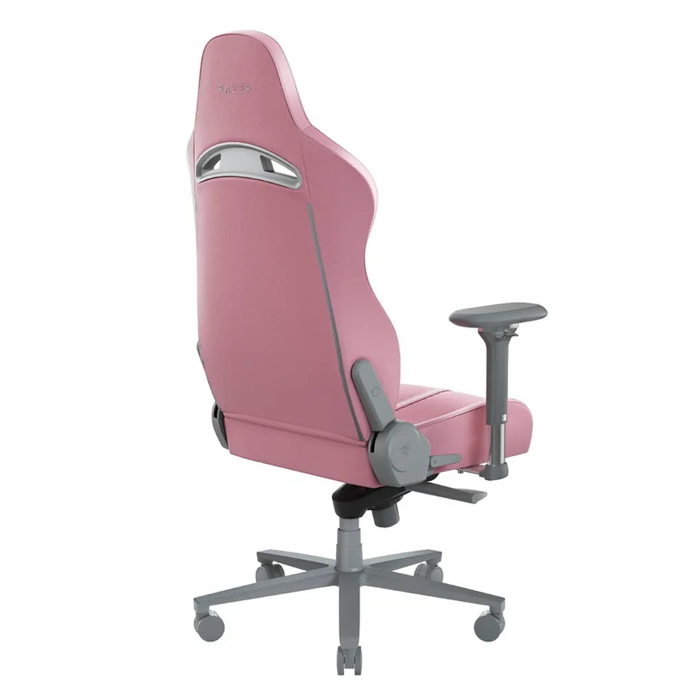 Gaming Chair Razer Enkii, Maximum load 136 kg, 166-204cm, 4D Armreast,152 Degrees, Lumbar Arch, Pink