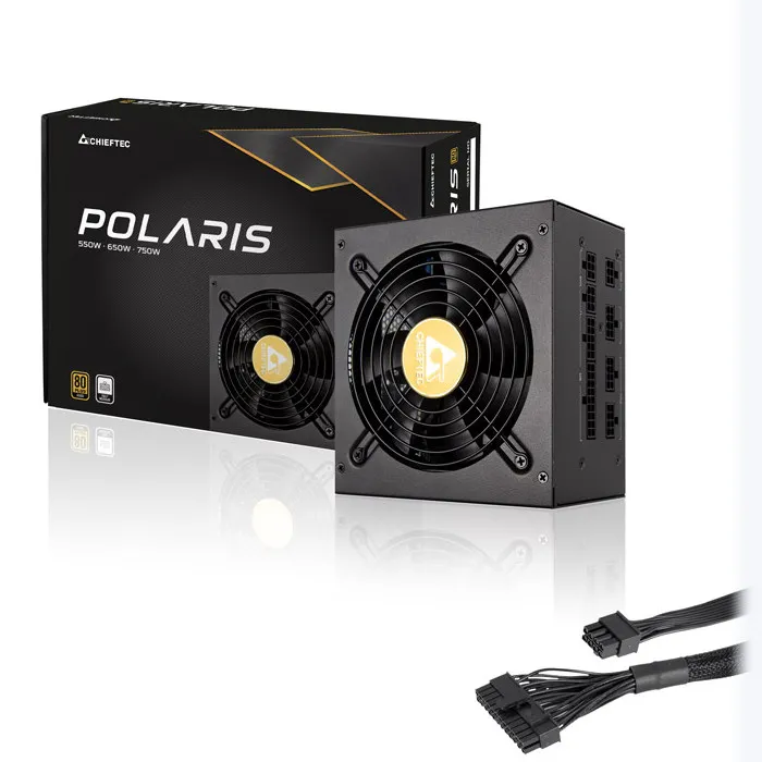 Блок питания для компьютеров Chieftec PPS-750FC, 750Вт, ATX, Полностью модульный