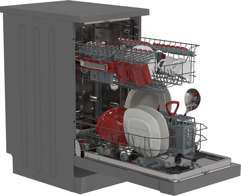 Mașină de spălat vase Sharp QWNS1CF49ESEU, Argintiu