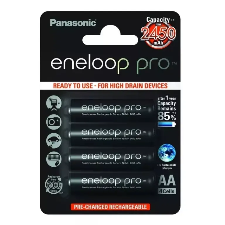  AA  Eneloop PRO 2500mAh, Blister*4, Panasonic, BK-3HCDE/4BE