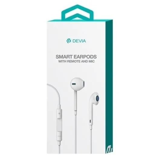 Наушники Devia EarPods Earphone, Белый