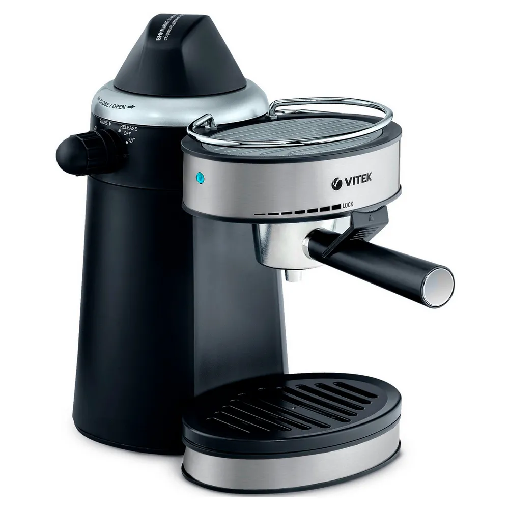 Espressor manual VITEK VT-1510, 750W, Oțel inoxidabil