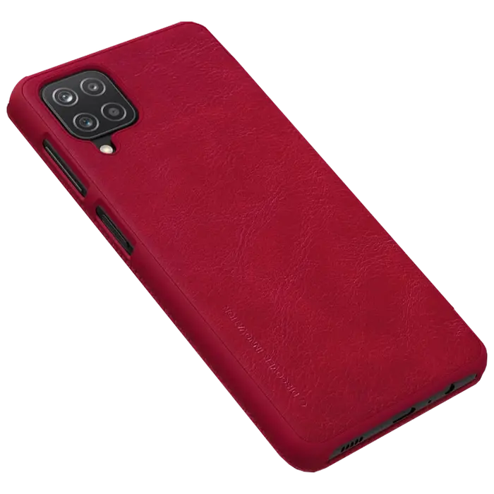Husă tip carte Nillkin Galaxy A12 - Qin LC, Roșu
